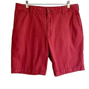 IZOD Saltwater Stretch Orange Shorts Men's Size 34 9.5 inseam NEW